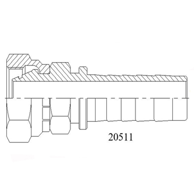 20511公制内螺纹24°锥O重系列