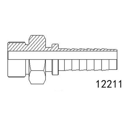 12211英管外螺纹O型圈系列