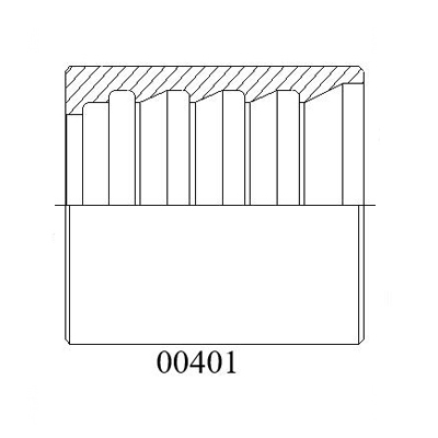 00401 4SH软管套筒